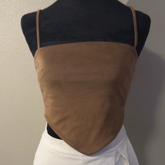 Forever 21 Velvet Tan Western Shirt - Picture 4 of 7